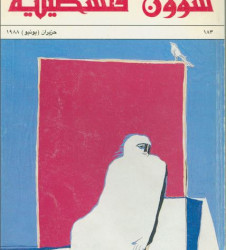 العدد 183 مجلة شؤون فلسطينية- حزيران (يونيو) 1988