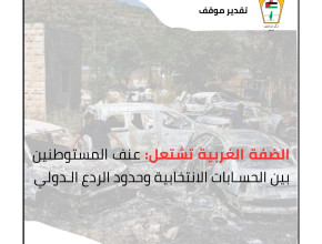 الضفة الغربية تشتعل: عنف المستوطنين بين الحسابات الانتخابية وحدود الردع الدولي